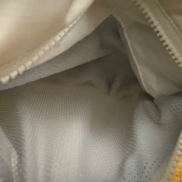 Nike Men's White Hooded Lined Coat Size Small Winter Wind Breaker - Picture 3 of 10